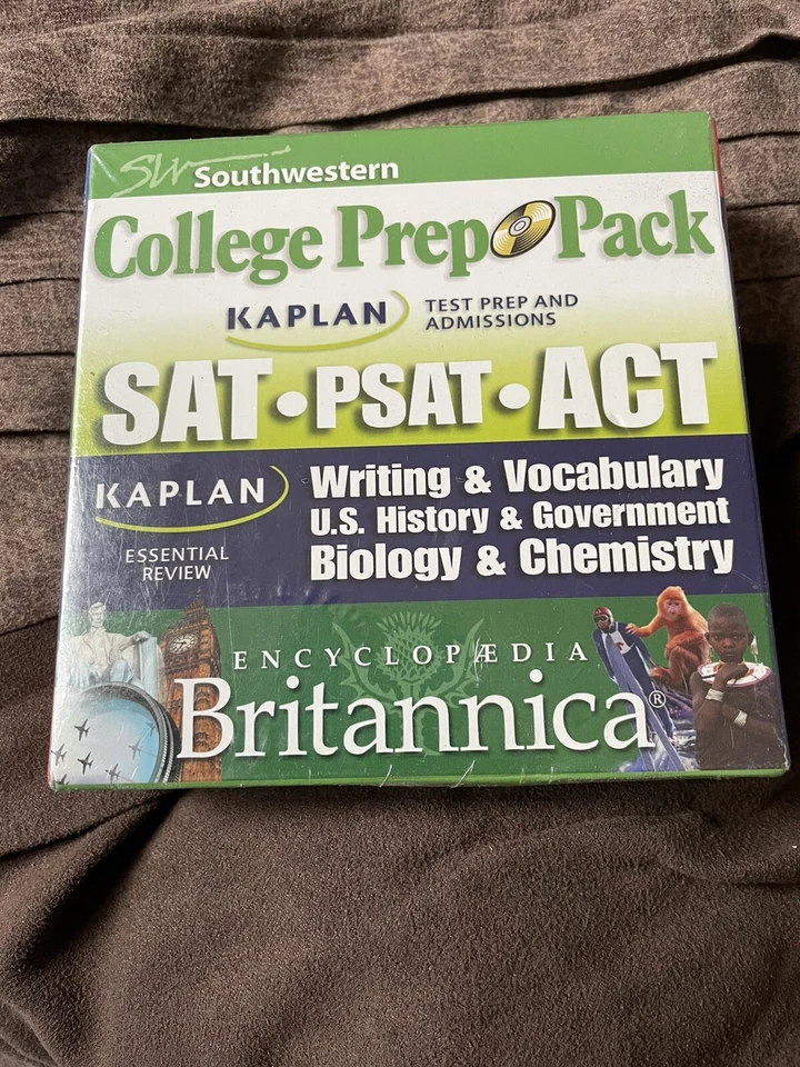 Southwestern College  Prep Pack 2007 SAT,PSAT,ACT Encyclopedia Britannica SEALED - Image 1 of 2