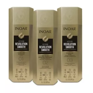 INOAR VEGAN REVOLUTION Brazilian Keratin 3X1L!NEWEST!LOW STOCK ! RRP £250 SALE! - Picture 1 of 2