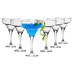 Misket Margarita Glasses Classic Party Drinking Cocktail Barware 300ml Clear - Picture 1 of 6