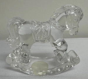 De colección Años 70 Casa Princesa Cristal de Plomo "Randy The Rocking Horse" Alemania - Imagen 1 de 9