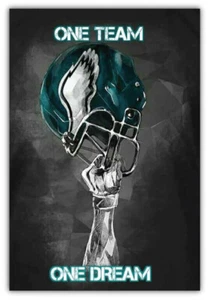 Philadelphia Eagles NFL Football Logo Sport Car Bumper Sticker Decal "SIZES" - Picture 1 of 1