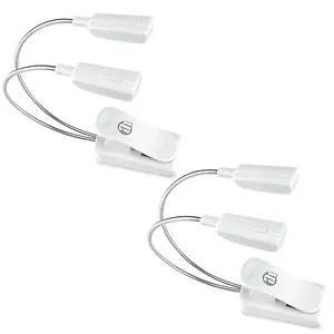 2 St. Superhelle 2 Arm LED Flexilight weiß Schwanenhalslampe Pultlampe Minilight - Bild 1 von 7