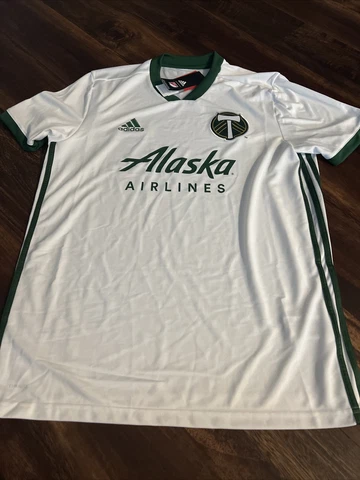 New Adidas Mens Portland Timbers Soccer Jersey Size Large Cover