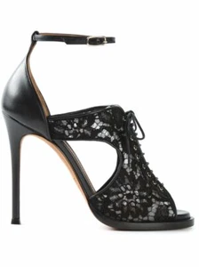 Size 6.5 Givenchy Floral Lace Sandals - Picture 1 of 6