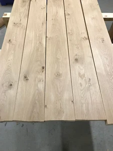 Brett Balken Eiche Massiv Holz Kantholz Leisten Bohle Tischbein Pfosten Rustikal - Bild 1 von 11