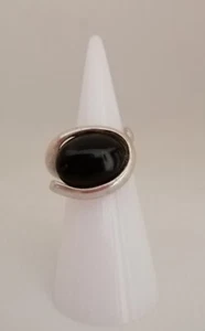 Anello donna Argento 925 leggermente regolabile con apertura laterale con pietra - Foto 1 di 8