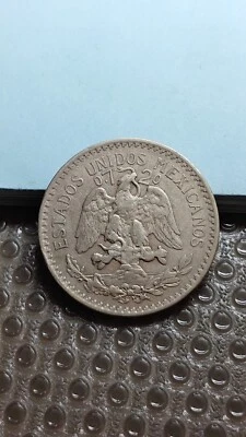 1937 M Mexico Silver 50 Centavos XF                                         Y623 - Image 1 of 2