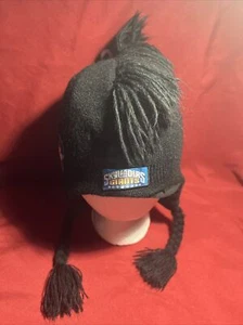 Skylanders Giants Boys Black Knit Beanie With Tassles And Mohawk One Size 2013 - Picture 1 of 7
