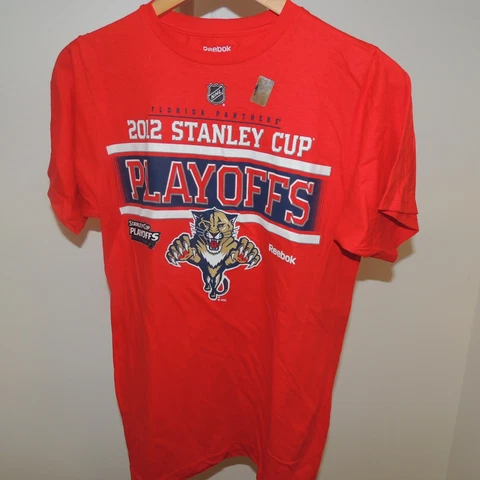 NHL Reebok 2012 Florida Panthers Hockey Shirt New SMALL Cover