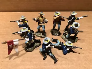 Paragon 1:32 U.S. Cavalry, Far-West painted toy soldiers Set.3 - Foto 1 di 3