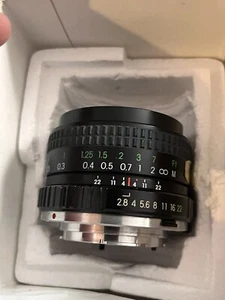 COSINA 24mm F/2.8 MC MACRO MF Lens For MD Mount JAPAN - Missing Front Ring Cover - Picture 1 of 16