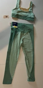 New with Tags Old Navy Active (Green) Sports Bra & Leggings Set Girls M (8) - Picture 1 of 5
