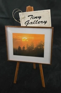 Dollhouse Miniatures, Painting with Easelm Framed with Glass - Bild 1 von 4