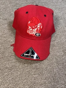 Gorra ajustada Georgia Bulldogs 2004 vintage 7 1/8 roja nueva sin etiquetas  - Imagen 1 de 7