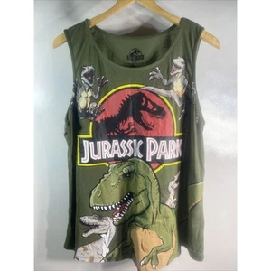Jurassic Park Tanktop Dinosaurier Grün Neu Ohne Etikett Jugend XXXL (21) - Bild 1 von 7