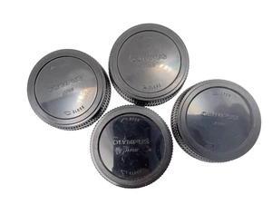 Olympus  Genuine Real Vintage Rear Lens Cap (4) Made In Japan OM Lenses Rare - Picture 1 of 11