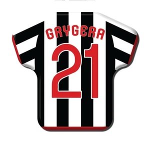 Calamita Simile a T-Shirt Calcio Stagione 2007/2008 Juve 21 Zdenek Grygera - Photo 1/9