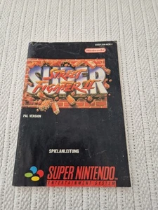 Super Street Fighter 2 Anleitung ! Deutsch ! Super Nintendo ! SNES ! Top ! - Bild 1 von 3