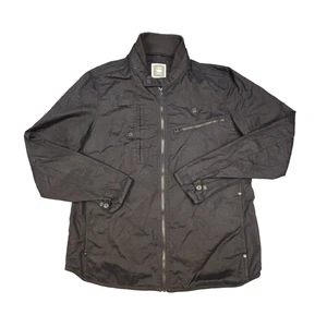 G star Jacket Mens XLARGE Black Long sleeve bomber Biker utility Size XL - Picture 1 of 10