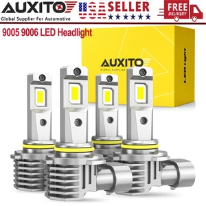 9005 9006 LED Headlight Bulbs Conversion Kit High Low Beam Bright White 80000LM - Imagen 1 de 12
