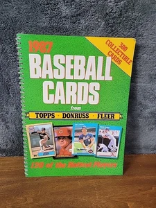 1987 Baseball Cards Book - 300 Collectable Cards From Topps, Donruss, Fleer - Picture 1 of 4