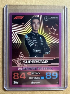 2023 Topps Turbo Attax Superstar George Russell Pink #276 - Picture 1 of 1