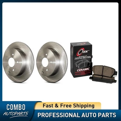 For Audi S3 2008-2010 Rear Disc Brake Pad Set Disc Brake Rotor - Image 1 of 4