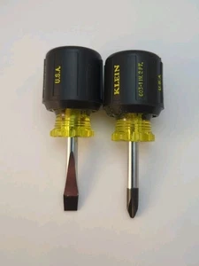 Klein Tools 85071 2-Piece Stubby Screwdriver Set - Picture 1 of 4