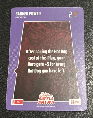 2026 Bo Jackson Battle Arena Banked Power Play Card SSP PL-3 - Image 1 of 2