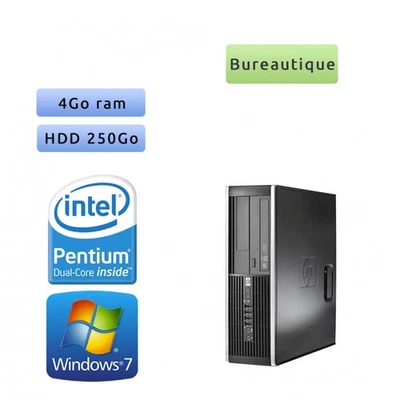 Occasion - Hp 8300 Elite SFF - Windows 7 - G2020 4GB 250GB - PC Tour Bureautique - Photo 1/4