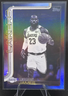 Lebron James Blackout Parallel #150 2025-26 Topps Flagship Lakers BLK Friday!  - Image 1 of 2