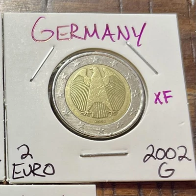 Germany 🇩🇪 2002 G €2 Euro (RARE Karlsruhe Mint Mark-Low Mintage) Combined Shpg - Image 1 of 4