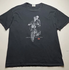 Vintage Levi's Strauss & Co American Original Denim Single Stitch Faded Black Größe L - Bild 1 von 6