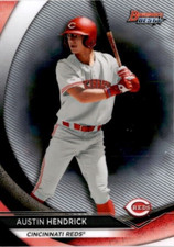 2020 Bowman's Best [AA1] #TP-29 Austin Hendrick - Cincinnati Reds