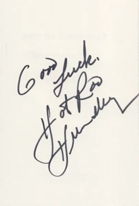 SIGNED Hot Rod Hundley YOU GOTTA LOVE IT BABY Announcer NBA Utah Jazz BASKETBALL - Picture 1 of 1