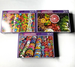 Lot of 3 300 Pc Puzzles Candy Healthy Snacks Mexican Souvenirs - Picture 1 of 5