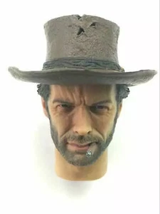 1/6 Scale The Cowboy Actor Man Head Carving Sculpt Model Toys - Picture 1 of 3
