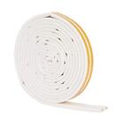 White Seal Strip Rubber Foam Sticky D Type Tape Door Window Draught Excluder 