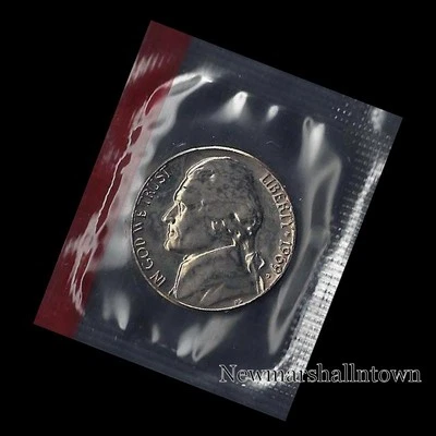 1969 D  Jefferson Uncirculated Nickel from Original U.S. Mint Set - Image 1 of 2