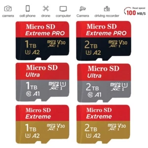 2TB 1TB Ultra Extreme Pro Micro SD Memory Card Class 10 SDXC A2 - Picture 1 of 16