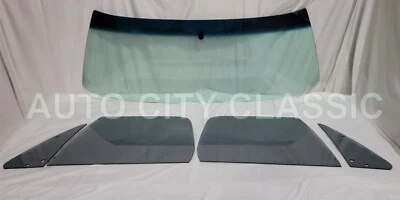 1987 1988 1989 1990 Dodge Ramcharger Glass Green Windshield Grey Vent Door - Image 1 of 4