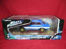 1:18 Brian's 1974 Ford Escort RS2000 MKI Fast & Furious Greenlight MK1 Model Car