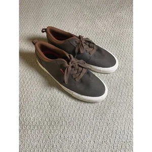 Levis Herren Braun Kunstleder Freizeit Schnürschuhe Sneaker - Bild 1 von 10