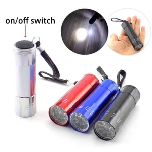 1x Mini LED Flashlight flash Lamp Torch light pocket small penlight AAA battery - Imagen 1 de 8