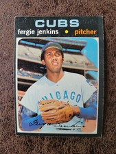 1971 TOPPS Baseball Ferguson Fergie Jenkins #280 - Chicago Cubs Legend