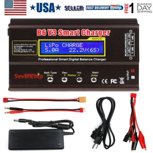 For RC LiPo NIMH LiHV Battery B6 V3 Smart Balance Charger 80W Digital Discharger - Picture 1 of 9