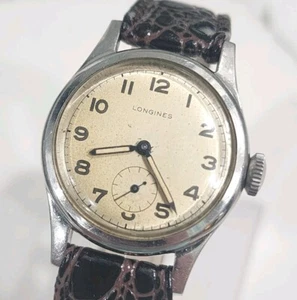 Longines Sei Tacche WWII Military Cal. 10L Men's Vintage Manual Watch - Picture 1 of 24