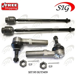 Kit de 4 barras de amarre de dirección delanteras interiores exteriores Oldsmobile Intrigue 1998-2002 - Imagen 1 de 4