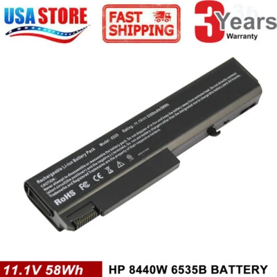 Batería para HP Elitebook 8440P 8440W Pro 6450B 6455B 6540B 6545B 6550B 6555B CL Foto 1 de 4