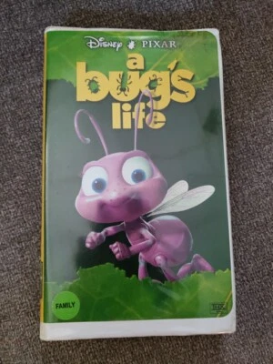Disney’s Pixar “A Bugs Life” Movie (VHS, 1999) Rated G Video In Clamshell Case - Image 1 of 3